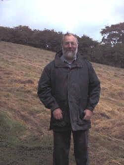 Dr Roger Meredith models his outdoor jackets