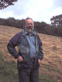 Dr Roger Meredith models his outdoor jackets