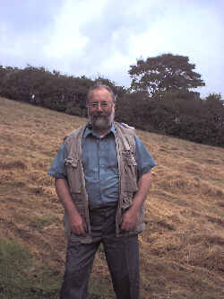 Dr Roger Meredith models his outdoor jackets