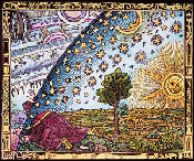 Moving in the doubleness of worlds...