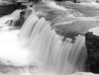 Staring into the cold heart of the Swale at the age of ten years.