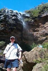 The Artist At Wentworth Falls